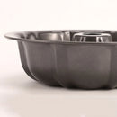 Axyaa Fluted Tube Cake Pan: Premium Heavy Duty Carbon Steel Baking Mold