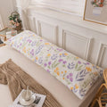 Axyaa Double Long Pillowcase Set of 2, 48x150 Size, Cotton Linen Blend