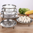 Axyaa Stainless Steel Steamer Rack & Grill Stand for Kitchen Cooking
