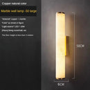Axyaa Luxury Copper Marble Wall Lamp for Living Room and Bedroom
