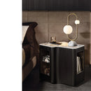 Axyaa Modern Marble LED Desk Lamp for Bedroom Living Room, Classic Metal Design