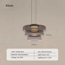 Axyaa Glass Pendant Chandelier - Designer LED Light for Home Decor