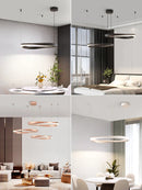 Axyaa Modern Ring Chandelier for Living Room, Bedroom, Study, Restaurant