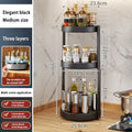 Axyaa Rotating Seasoning Storage Organizer Shelf