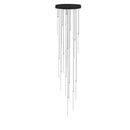 Axyaa Rotating Acrylic Chandelier Pendant Light for Home Living Room Lobby