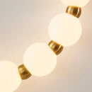 Axyaa Glass Ball Wall Lamp Cream - Modern Minimalist Bedroom Beads Decoration