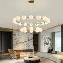 Axyaa Circular Magic Bean Pendant Light for Elegant Home Decor