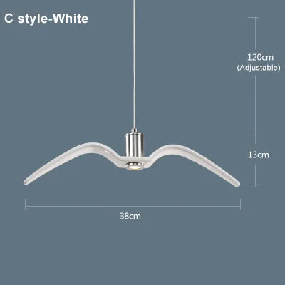 Axyaa Bird LED Pendant Chandelier for Living Room, Bedroom, Bar Lighting