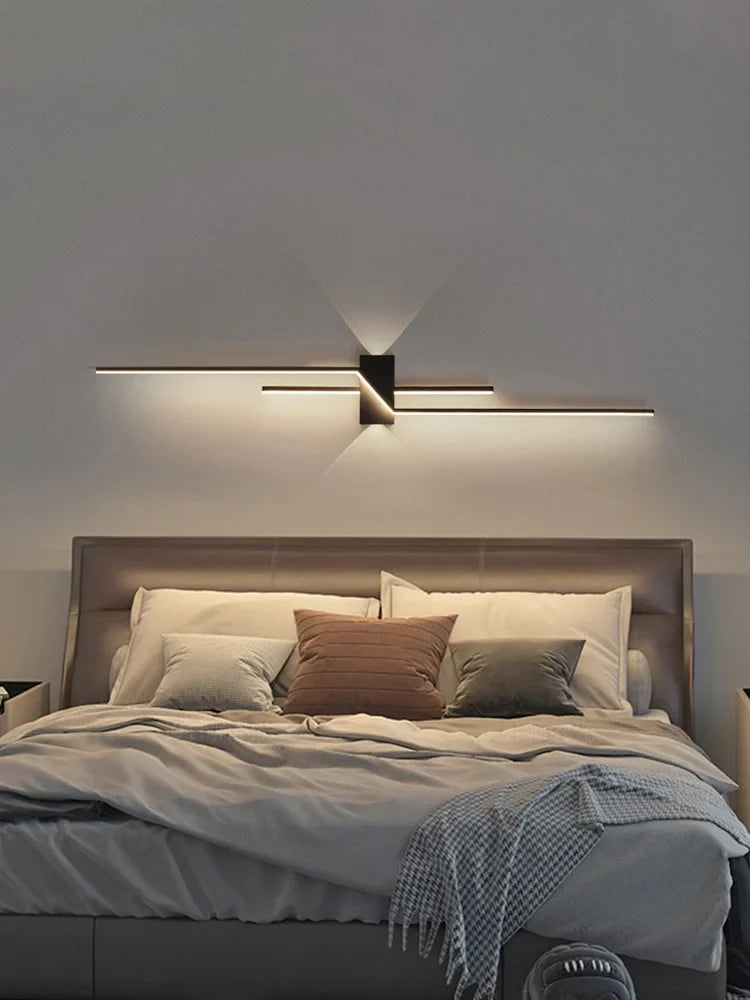 Axyaa Wall Lamp Minimalist Strip Light Living Room Bedroom Decoration