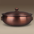 Axya Thickened Copper Soup Pot Retro Style Manual Cookware