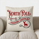 Olde Fashioned Candy Canes Pillow Cover by Axyaa - Northpole Theme