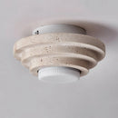 Axyaa Minimalist Beige Marble Pendant Light for Guest Room, Balcony, and Restaurant