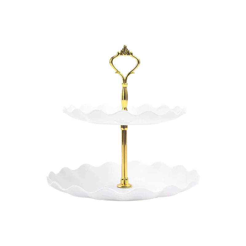 Axyaa Cake Candy Stand Round Wedding Party Display Tray