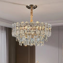 Axyaa Modern Crystal Chandelier Pendant Lighting for Dining Room and Living Room