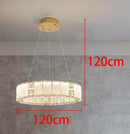 Axyaa LED Staircase Chandeliers Modern Home Decor Pendant Light Lamps