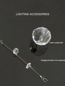 Axyaa Crystal Chandelier Lighting for Living Room Hotel Lobby Ceiling