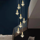 Axyaa Modern LED Chandeliers for Dining Room Pendant Lights Hanging Lamps