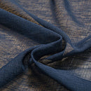 Axyaa Solid Blue Green Sheer Curtain for Stylish Living Room Decor