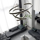 Axyaa LED Chandelier: Modern Minimalist Home Lighting for Living Room, Bedroom, Kitchen