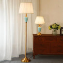 Axyaa Nordic Modern Ceramics Floor Lamp LED Decor for Home Living Room