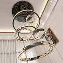 Axyaa Crystal Chandeliers: LED Indoor Ceiling Lamp for Living Room Lighting