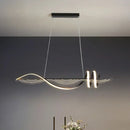 Axyaa Modern LED Chandelier for Hall Dining Room | Aluminum Dimming Decor Pendant Lighting