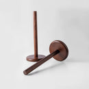 Axyaa Black Walnut Solid Wood Kitchen Dining Table Tissue Rack & Storage Stand