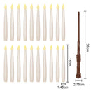 Axyaa Flameless Flicker LED Candles with Remote Control - Set of 10/20