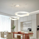 Axyaa Minimalist Art Ceiling Lamp White Black Pendant High-end Indoor Lighting