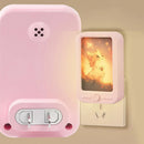Axyaa LED Mini Painting Night Light Plug-In Lamp for Bedside, Baby Feeding & Living Room
