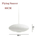 Axyaa White Fabric Lantern LED Pendant Chandelier for Modern Living Spaces