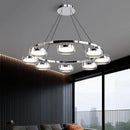 Axyaa Crystal Chandelier Pendant Light for Living Room and Bedroom