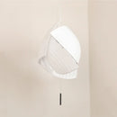 Axyaa Designer Silk Fabric Chandelier LED Hanging Lamp for Home Decor