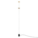 Axyaa Golden Hourglass Floor Pendant Lamp for Living Room, Bedroom - Minimalist Atmosphere