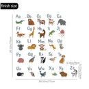 Nordic Animals Wall Decals by Axyaa - Waterproof Peel and Stick Art for Kids' Room