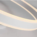 Axyaa Modern LED Ring Chandelier for Dining Living Room Bedroom Decoration
