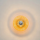 Axyaa Water Ripple Glass Wall Lamp: Bauhaus Style Indoor Lighting Fixture
