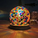 Axyaa Turkish Mosaic Lamp DIY Material Package Glass Night Light Handmade Gift