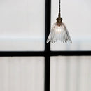 Axyaa Nordic Glass Pendant Light: Minimalist LED Illuminate Hanging Lamp for Dining Room