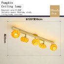 Axyaa Nordic Pumpkin Chandelier & Table Lamps Set for Modern Living Room Décor