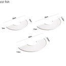Axya White Ceramic Dining Plate for Restaurant, Sushi, Dessert, Pasta - Molecular Cuisine