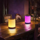 Axyaa RGB Touch Sensor Night Lamp: Portable USB Rechargeable Dimmable RGB Table Light
