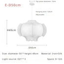 Axyaa Italian Silk Pendant Light Full Spectrum LED Chandelier