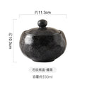 Axyaa Creative Ceramic Soup Bowl with Lid for Breakfast and Desserts