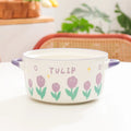 Axyaa Kawaii Flower Ramen Bowl 800ml