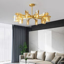 Axyaa Modern LED Ceiling Chandelier for Bedroom and Dining Room