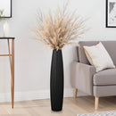 Tall Black Resin Vase 23.6 inch for Living Room Decor by Axyaa