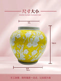 Axyaa Blue & White Porcelain Vase - Chinese Retro Flower Jar - Home Decor Accessory