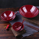 Axyaa Melamine Bowl Set for Tableware - Durable, Large Capacity, Imitation Porcelain Style