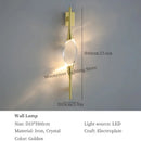 Axyaa LED Crystal Pendant Chandelier Set for Modern Room Decor